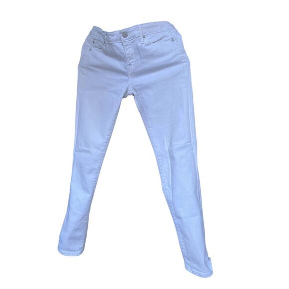GAP Girlfriend White‎ Denim Jeans Size 25 Stretch